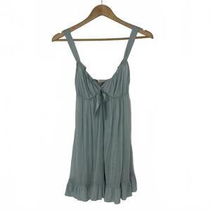 New Victoria's Secret Babydoll Light Blue Sheer Nighty Teddy Sexy Love Gift